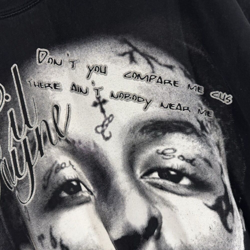 Vintage Lil Wayne Rap Tee T-Shirt I Am Hip Hop Black Men's 4XL Concert Tour - Picture 9 of 12